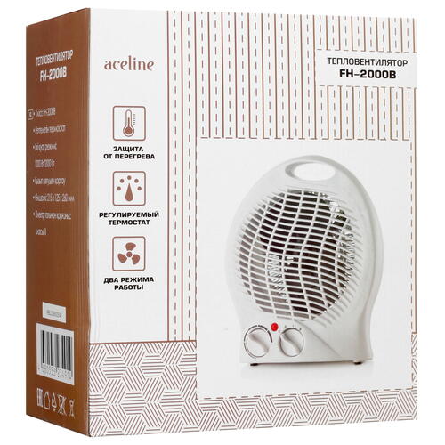 Купить Тепловентилятор Aceline FH-2000B  5070384. Характеристики, отзывы и цены в Донецке