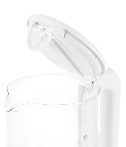 Купить Электрочайник KRAFT KF-KG1708WBZ белый  9052793. Характеристики, отзывы и цены в Донецке