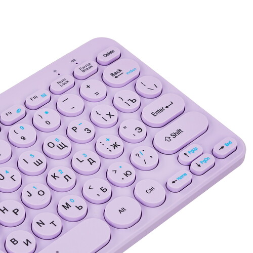 Купить Клавиатура+мышь беспроводная   Smartbuy 510590 фиолетовый  9190196. Характеристики, отзывы и цены в Донецке