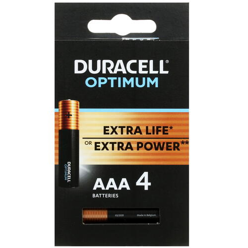 Купить Батарейка Duracell Optimum AAA / AAA (LR03/FR03)  5016143. Характеристики, отзывы и цены в Донецке
