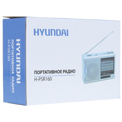 Купить Радиоприемник Hyundai H-PSR160 серебристый  1299681. Характеристики, отзывы и цены в Донецке