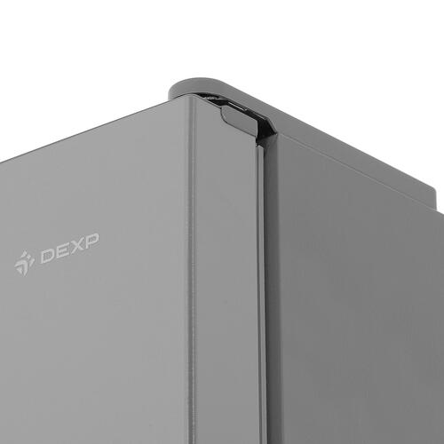 Купить Холодильник с морозильником   DEXP B4-39AMA серебристый  9049275. Характеристики, отзывы и цены в Донецке