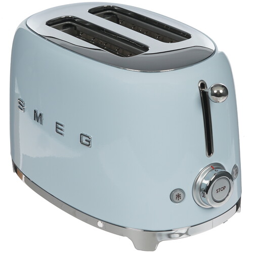 Купить Тостер Smeg TSF01PBEU голубой  1152599. Характеристики, отзывы и цены в Донецке