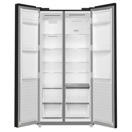 Купить Холодильник Side by Side   MAUNFELD MFF191NFB черный  9240310. Характеристики, отзывы и цены в Донецке