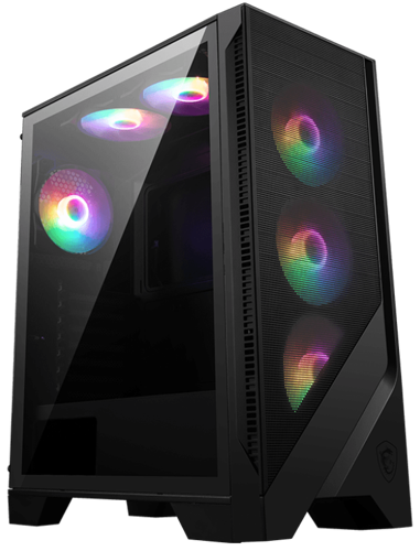 Купить Корпус MSI MAG FORGE 120A AIRFLOW [306-7G23A21-809] черный  5450138. Характеристики, отзывы и цены в Донецке