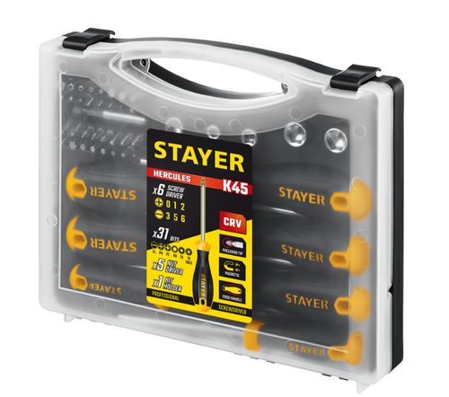 Купить Отвертка с насадками STAYER 25134-H18_z01  9109029. Характеристики, отзывы и цены в Донецке