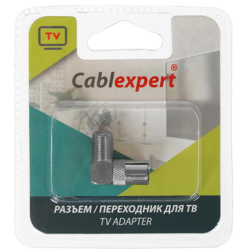 Купить Антенный переходник Cablexpert TV - F  4817022. Характеристики, отзывы и цены в Донецке