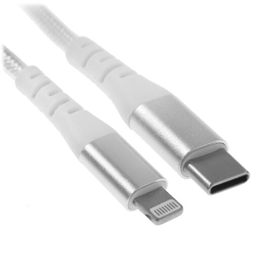 Купить Кабель круглый DEXP Lightning 8-pin - USB Type-C белый 1 м  4834214. Характеристики, отзывы и цены в Донецке