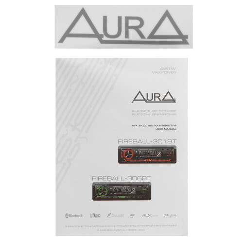Купить Автопроигрыватель AurA FIREBALL-301BT  5608246. Характеристики, отзывы и цены в Донецке
