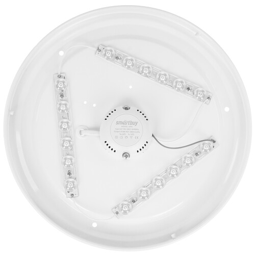 Купить Светильник потолочный Smartbuy Clock SBL-Clock-25-W-6K белый/белый  9144285. Характеристики, отзывы и цены в Донецке