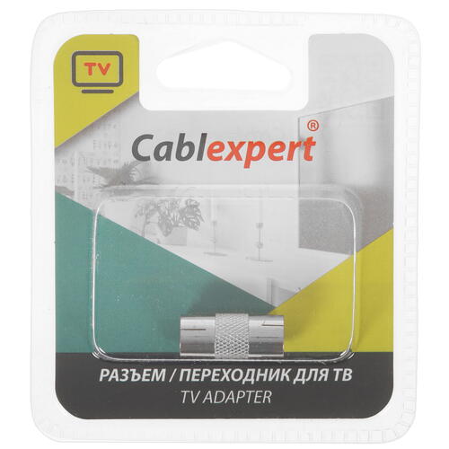 Купить Антенный переходник Cablexpert TV - F  5452589. Характеристики, отзывы и цены в Донецке
