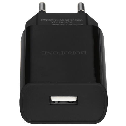 Купить Сетевое зарядное устройство Borofone BA20A Sharp черный  5367524. Характеристики, отзывы и цены в Донецке