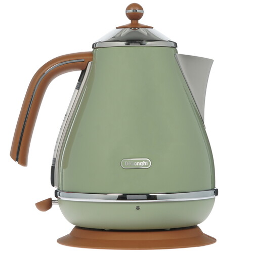 Купить Электрочайник DeLonghi KBOV 2001.GR зеленый  6631619. Характеристики, отзывы и цены в Донецке
