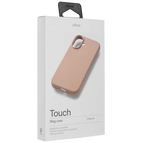 Купить Накладка  uBear Touch Mag Case для Apple iPhone 16 бежевый  5474347. Характеристики, отзывы и цены в Донецке