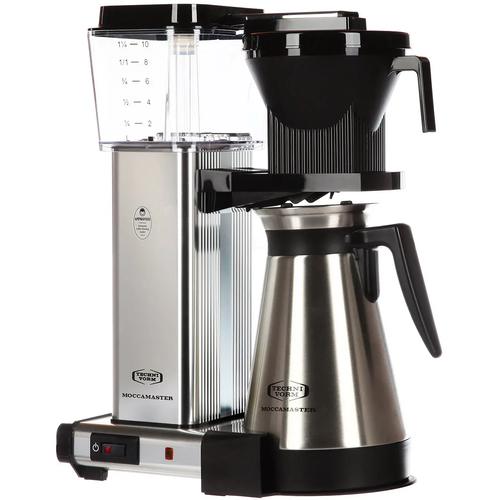 Купить Кофеварка капельная Moccamaster KBGT серебристый  9904648. Характеристики, отзывы и цены в Донецке