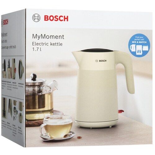 Купить Электрочайник BOSCH TWK 2M167 бежевый  5607382. Характеристики, отзывы и цены в Донецке