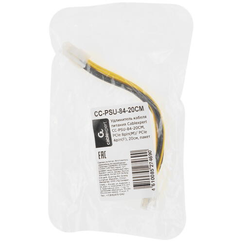 Купить Переходник для питания Cablexpert CC-PSU-84-20CM  5452363. Характеристики, отзывы и цены в Донецке