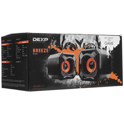 Купить Колонки DEXP R150 черный  1101253. Характеристики, отзывы и цены в Донецке