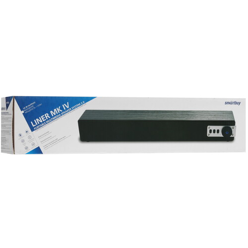 Купить Портативная колонка Smartbuy LINER MK IV, черный  5366382. Характеристики, отзывы и цены в Донецке