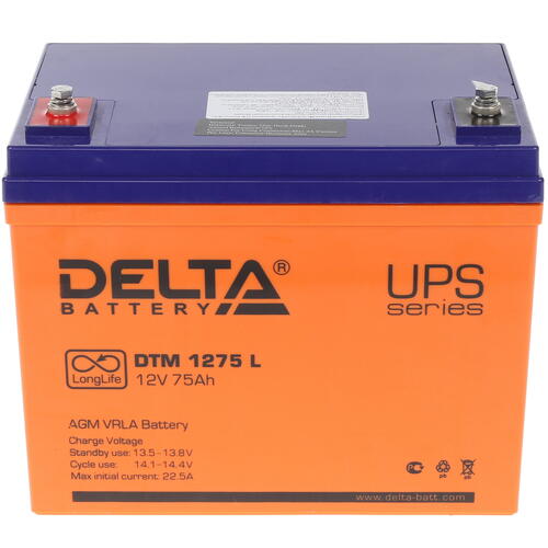 Купить Аккумуляторная батарея для ИБП Delta DTM 1275 L  1184908. Характеристики, отзывы и цены в Донецке