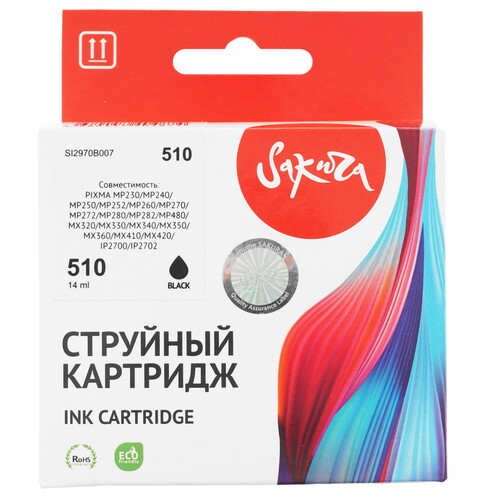 Купить Картридж Sakura 2970B007 (510 Black) черный  9159287. Характеристики, отзывы и цены в Донецке