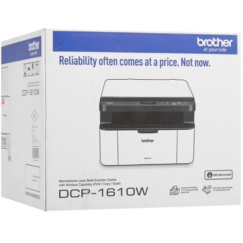 Купить МФУ лазерное Brother DCP-1610W  5427599. Характеристики, отзывы и цены в Донецке