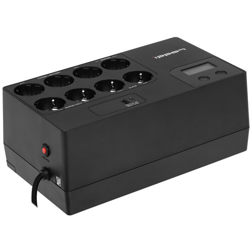 Купить ИБП Ippon Kirpich 1050  9206240. Характеристики, отзывы и цены в Донецке