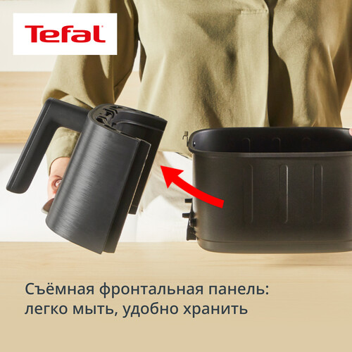 Купить Аэрогриль Tefal EY5568E0 черный  9299974. Характеристики, отзывы и цены в Донецке
