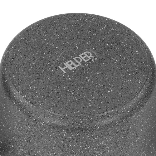 Купить Кастрюля Helper GRANIT G7550 5 л 24 см серый  9227271. Характеристики, отзывы и цены в Донецке