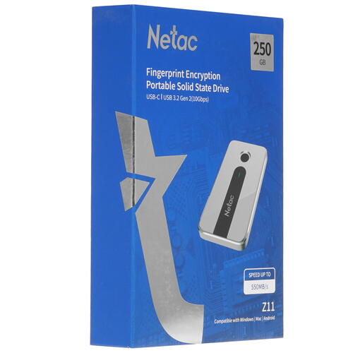 Купить 250 ГБ Внешний SSD Netac Z11  5355400. Характеристики, отзывы и цены в Донецке