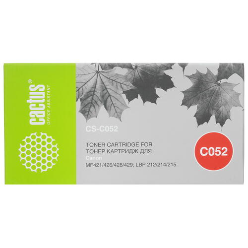 Купить Картридж лазерный Cactus CS-C052 черный, с чипом  8158925. Характеристики, отзывы и цены в Донецке