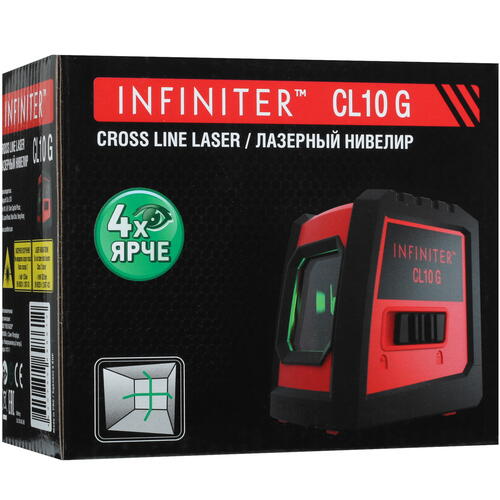 Купить Лазерный нивелир Infiniter CL10 G  5091585. Характеристики, отзывы и цены в Донецке