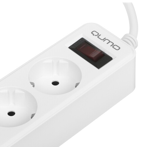 Купить Сетевой фильтр QUMO Power Bar 5SP4U (P-0005) белый  5416310. Характеристики, отзывы и цены в Донецке