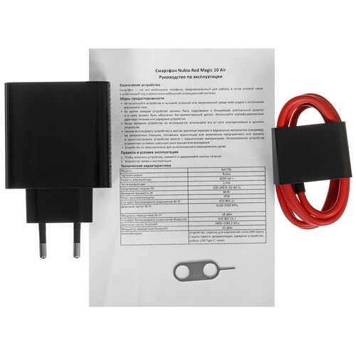 Купить 6.8" Смартфон Nubia Red Magic 10 Air 512 ГБ черный  5630580. Характеристики, отзывы и цены в Донецке
