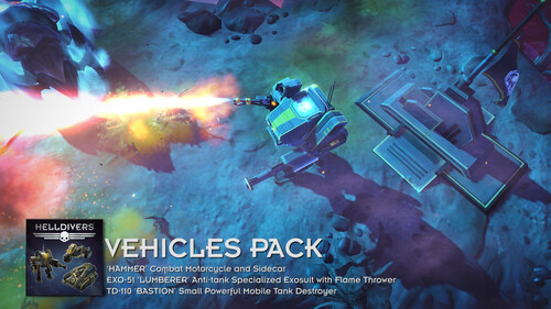 Купить Дополнение для игры HELLDIVERS Vehicles Pack (Steam)  5484328. Характеристики, отзывы и цены в Донецке