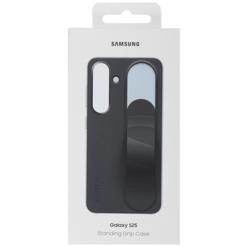 Купить Накладка  Samsung Standing Grip Case для Samsung Galaxy S25 черный  5613489. Характеристики, отзывы и цены в Донецке