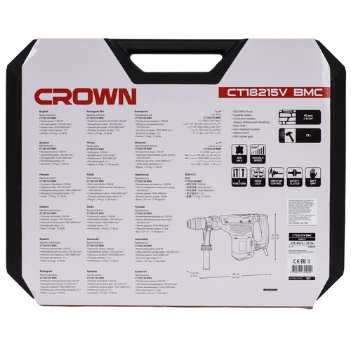 Купить Перфоратор CROWN CT18215V BMC  9288506. Характеристики, отзывы и цены в Донецке
