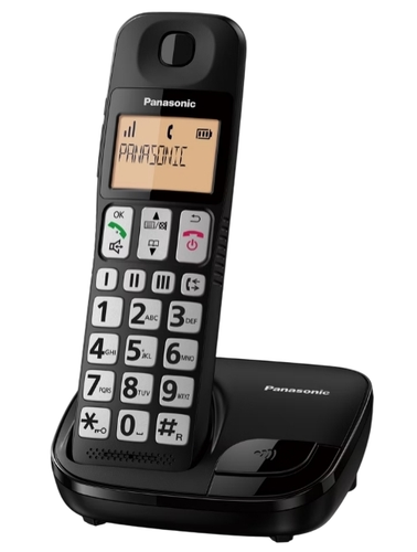 Купить Телефон беспроводной (DECT) Panasonic KX-TGE110UCB  9275410. Характеристики, отзывы и цены в Донецке