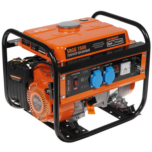 Купить Электрогенератор   бензиновый Patriot Max Power SRGE 1500  1179434. Характеристики, отзывы и цены в Донецке