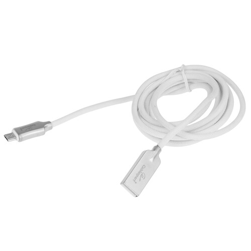Купить Кабель круглый Cablexpert micro USB - USB 2.0 Type-A белый 1.8 м  5485508. Характеристики, отзывы и цены в Донецке