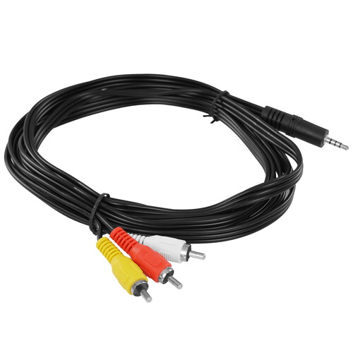 Купить Кабель   Telecom jack 3.5 мм - 3RCA черный  5602579. Характеристики, отзывы и цены в Донецке