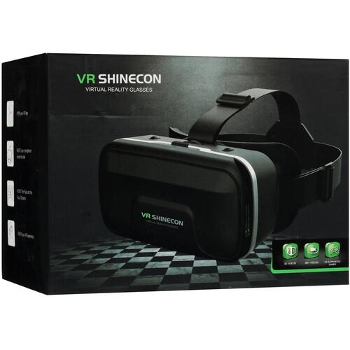 Купить Очки виртуальной реальности Shinecon SC-G04DA черный  5088737. Характеристики, отзывы и цены в Донецке