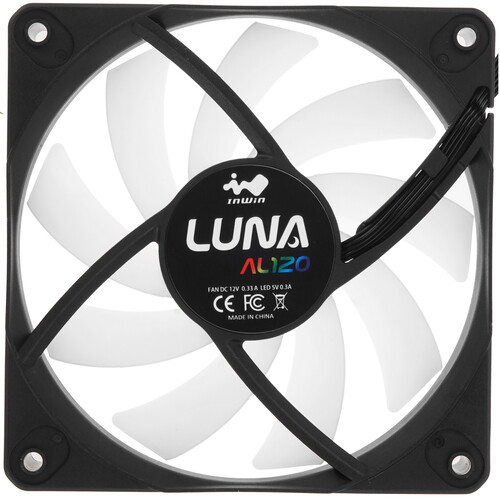 Купить Комплект вентиляторов InWin LUNA AL120 [IW-FN-AL120-3PK] черный  5615540. Характеристики, отзывы и цены в Донецке