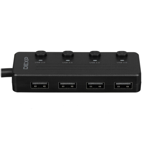 Купить USB-разветвитель DEXP EU-341U  9265518. Характеристики, отзывы и цены в Донецке