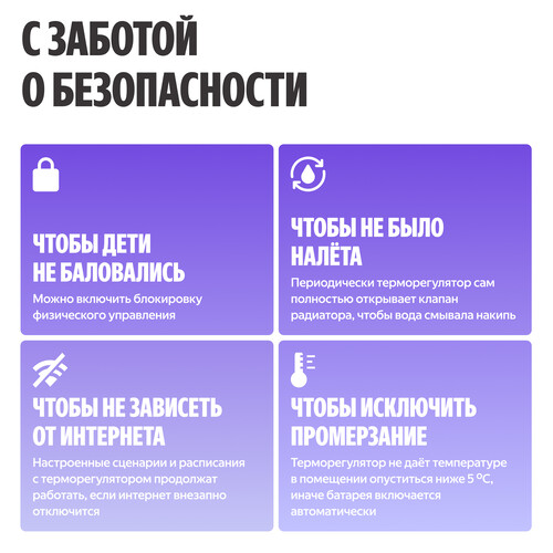 Купить Умная термостатическая головка Яндекс YNDX-00518  5648459. Характеристики, отзывы и цены в Донецке