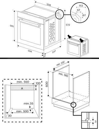 Купить Электрический духовой шкаф Hotpoint HFE8 921 H BL черный  9241417. Характеристики, отзывы и цены в Донецке