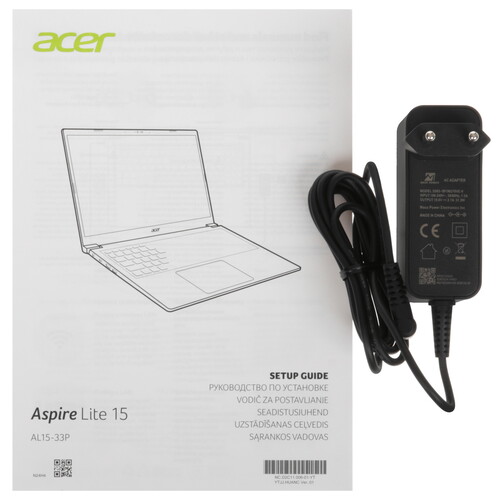 Купить 15.6" Ноутбук Acer Aspire Lite 15 AL15-33P-36FA серебристый  5612122. Характеристики, отзывы и цены в Донецке