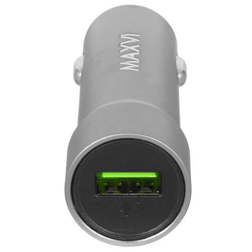 Купить Автомобильное ЗУ Maxvi CCM-M241 серебристый  5366930. Характеристики, отзывы и цены в Донецке