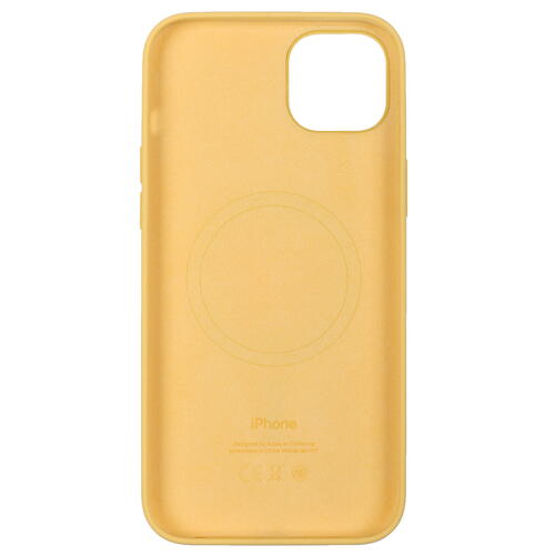 Купить Накладка  Apple Silicone Case with MagSafe для Apple iPhone 14 Plus желтый  5084123. Характеристики, отзывы и цены в Донецке