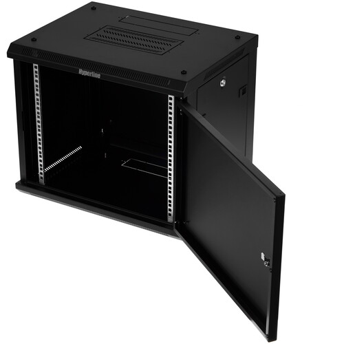 Купить Шкаф коммутационный Hyperline TWB-0945-SR-RAL9004  8193752. Характеристики, отзывы и цены в Донецке